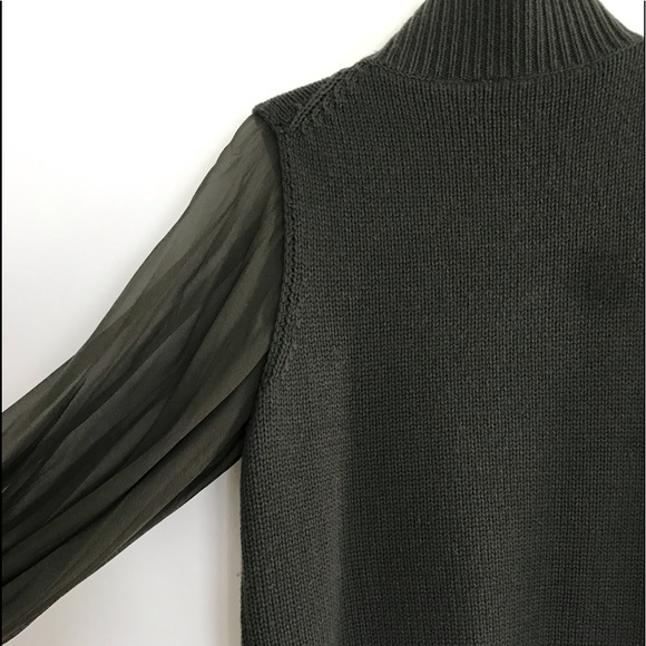 Robbi and Nikki Cardigan with sheer silk sleeves - Picture 3 of 6